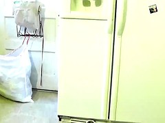 Ebony blowjob in the kitchen by an african couple !!