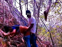 Risky Quick Public Sex in Jangal with big tits girlfriend