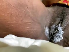 Kittys Creaming Cumming Hairy Cunt Cum Clean it up!
