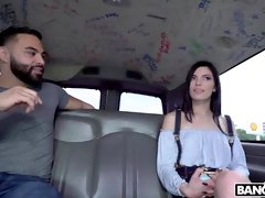 Awesome sex in the old van with a young white babe Sadie Blake